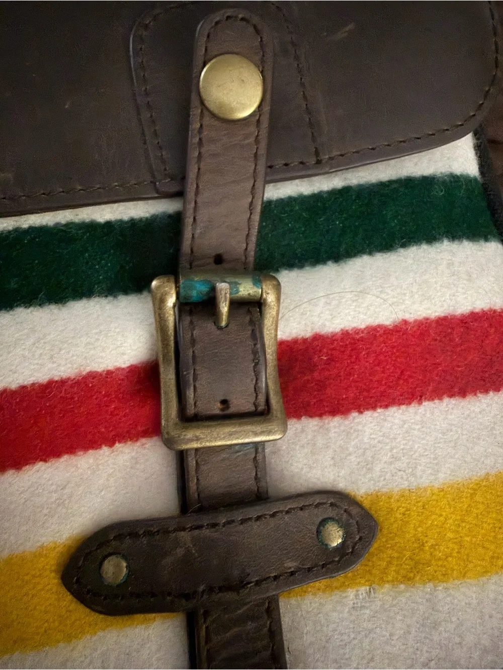Vintage Pendleton Glacier Park Mineral Messenger Bag